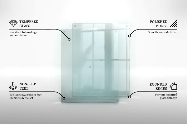 De vidrio templado transparente 52x40 cm