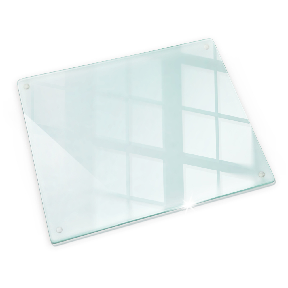 Tabla de cortar de vidrio transparente 60x52 cm