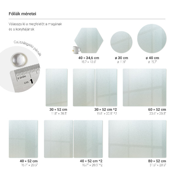 Tablas para cortar, pack de 2 unidades, 40 x 52 cm
