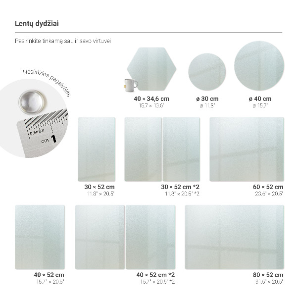 Tablas para cortar, pack de 2 unidades, 40 x 52 cm