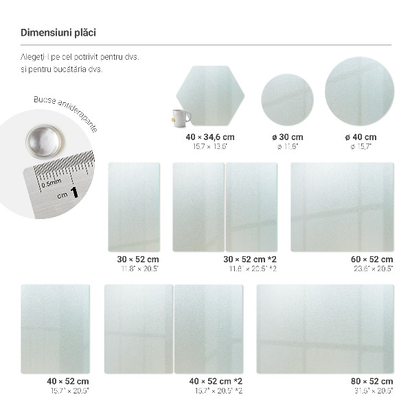 Tablas para cortar, pack de 2 unidades, 40 x 52 cm