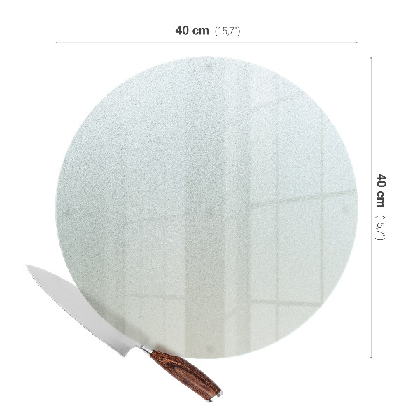 Tabla de cortar de 40 cm de diámetro