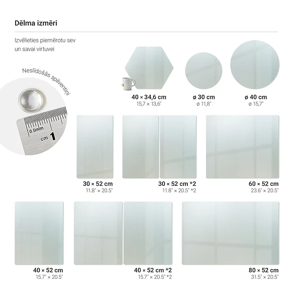 Tabla de cortar XL de 80 x 52 cm