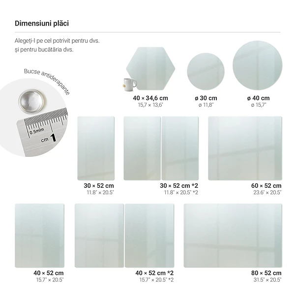 Tabla de cortar XL de 80 x 52 cm