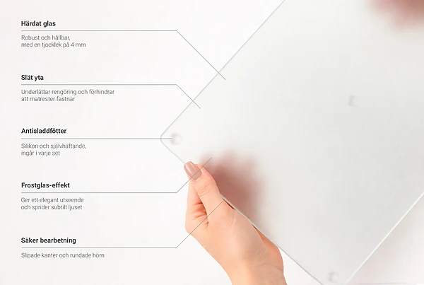Tabla de cortar XL de 80 x 52 cm