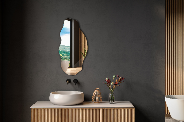 Espejo con formas mancha 40x80