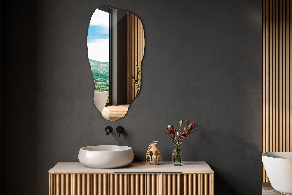 Espejo irregular decorativo para la pared 40x80