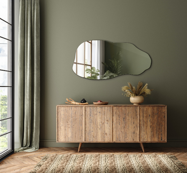 Espejo irregular accesorio de estilo sin marco 45x90