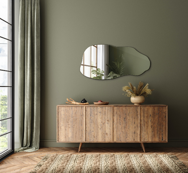 Espejo con forma colgado original 50x100