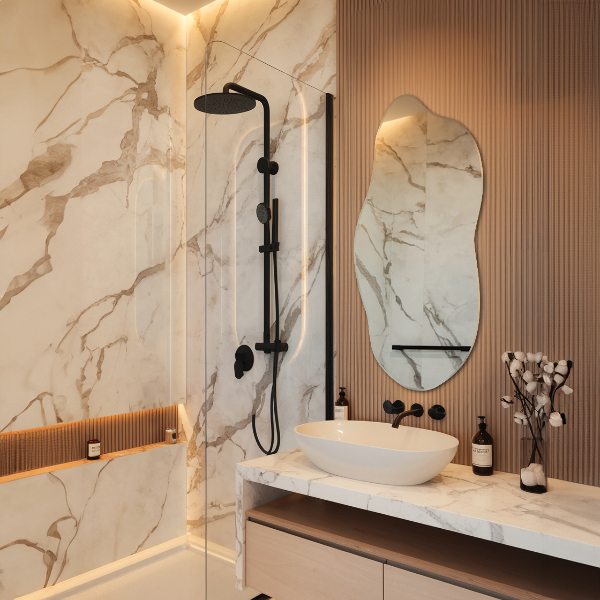 Espejo irregular sin marco 40x90 cm