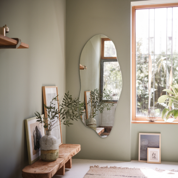 Espejo irregular sin marco 40x90 cm