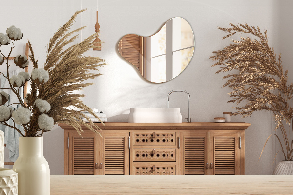 Espejo con forma original sin marco 58x58 cm