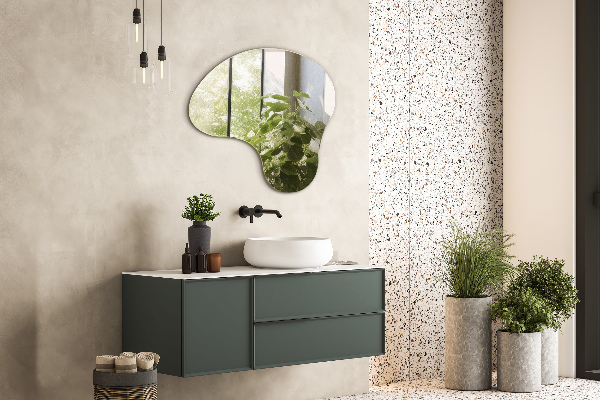 Espejo con forma original sin marco 58x58 cm