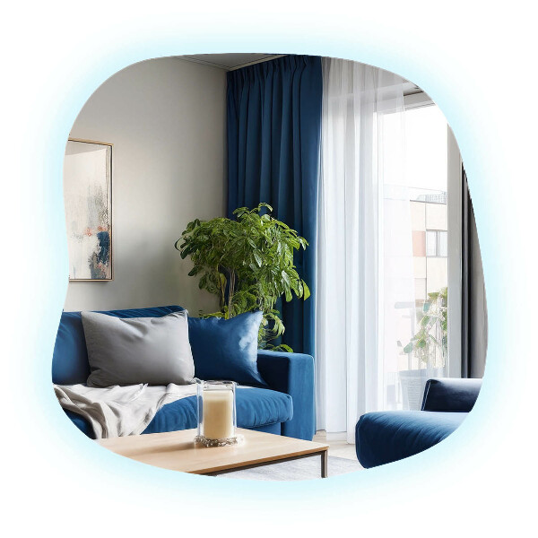 Espejo original con luz led 48x48 cm