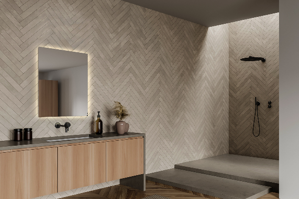 Espejo decorativo rectangular con LED 50x50 cm