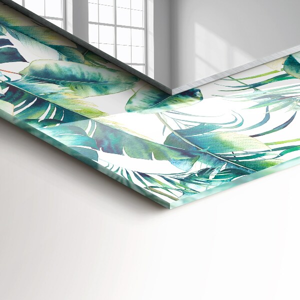 Hojas tropicales verdes