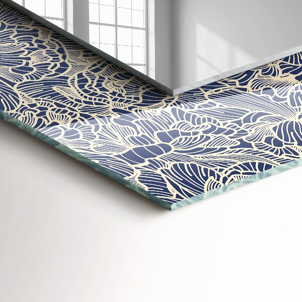 Patrón floral sobre tela