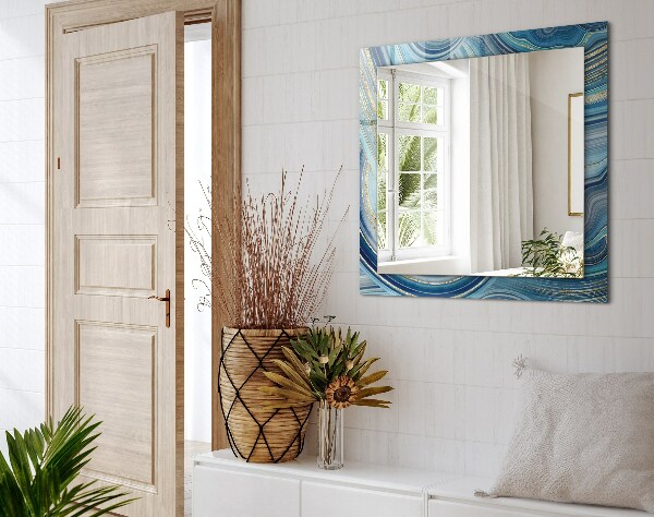 Ondas abstractas azules