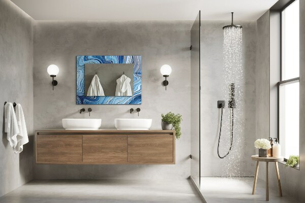 Patrón abstracto azul