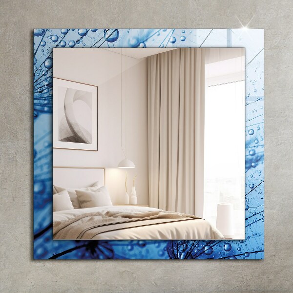 Gotas de agua sobre abanicos