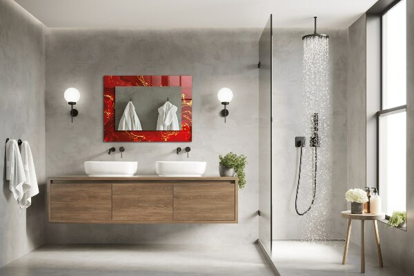 Pintura abstracta roja