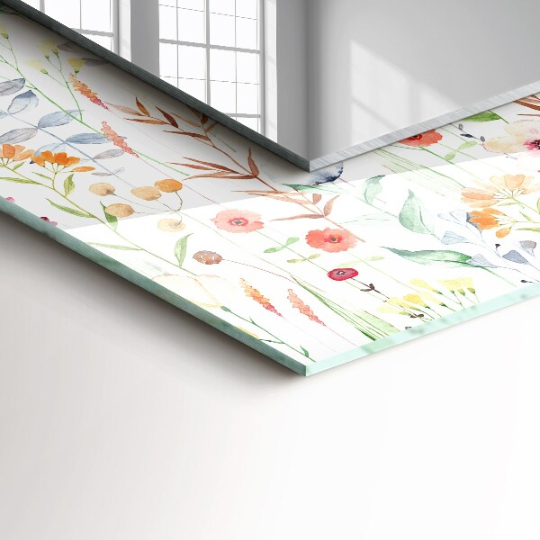 Flores con motivos de acuarela