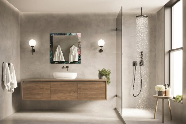 Loros con un tigre en la selva