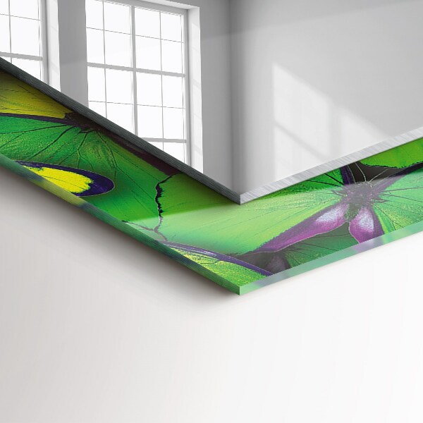 Mariposas azules y verdes