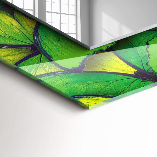 Mariposas azules y verdes