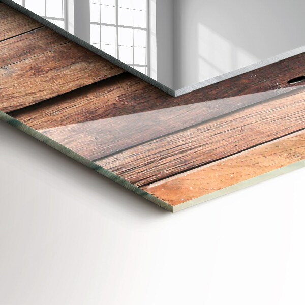 Pared revestida de madera