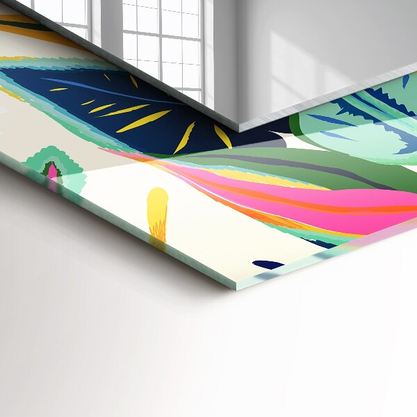 Motivo de hojas de colores