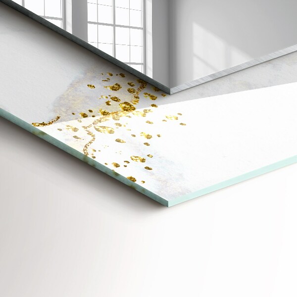 Arte abstracto en dorado