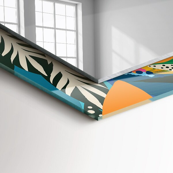 Flores abstractas en color