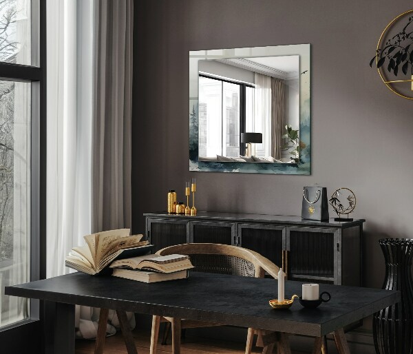 Flores hojas pájaros