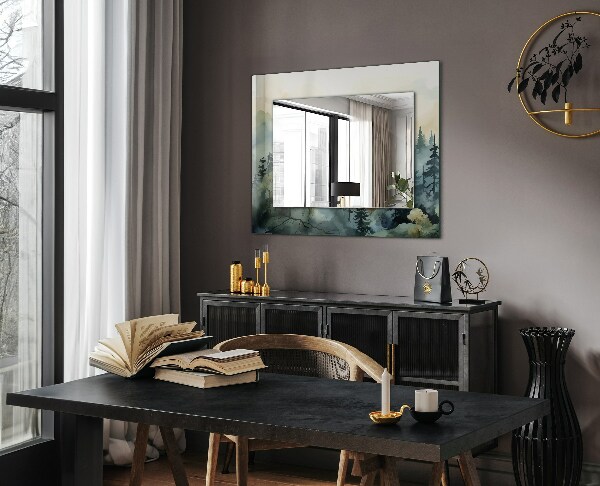 Flores hojas pájaros