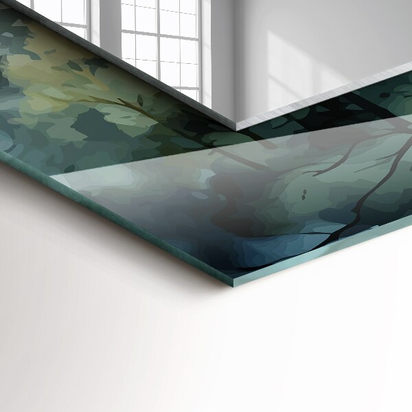 Flores hojas pájaros