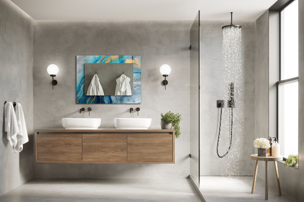 Flecos de astratta en mármol