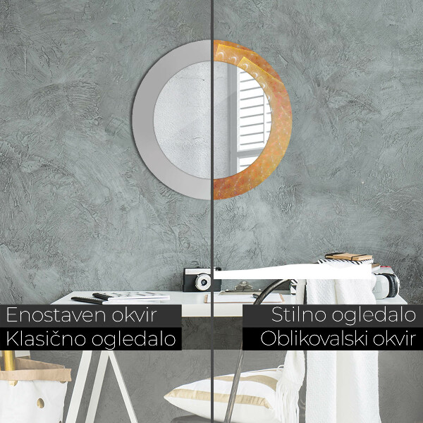 Espejo ścienne decorativo redondo Abstracción espiral