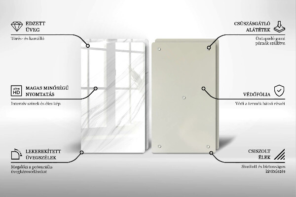 Protector pared cocina Mármol delicado