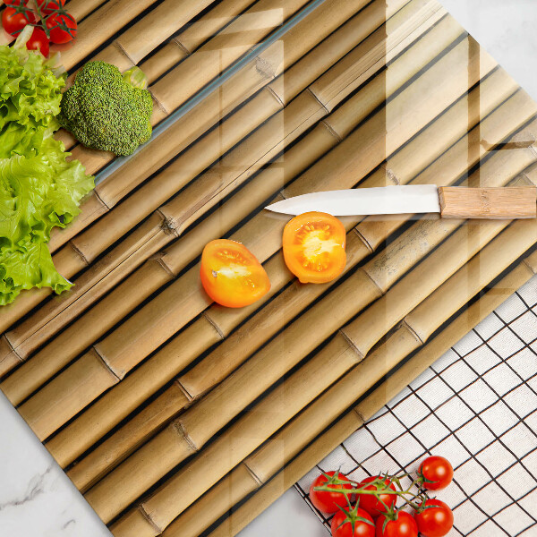 Protector pared cocina Naturaleza boho bambú