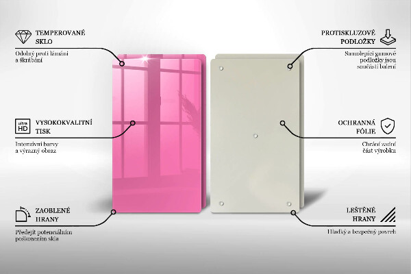 Tapa encimera Color rosa