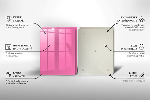 Tapa encimera Color rosa