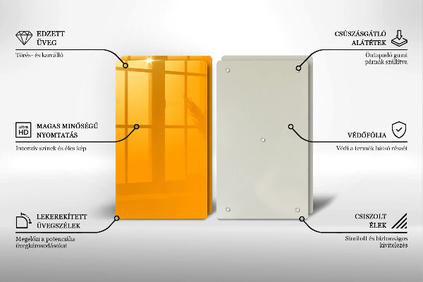 Tapa encimera Color amarillo oscuro