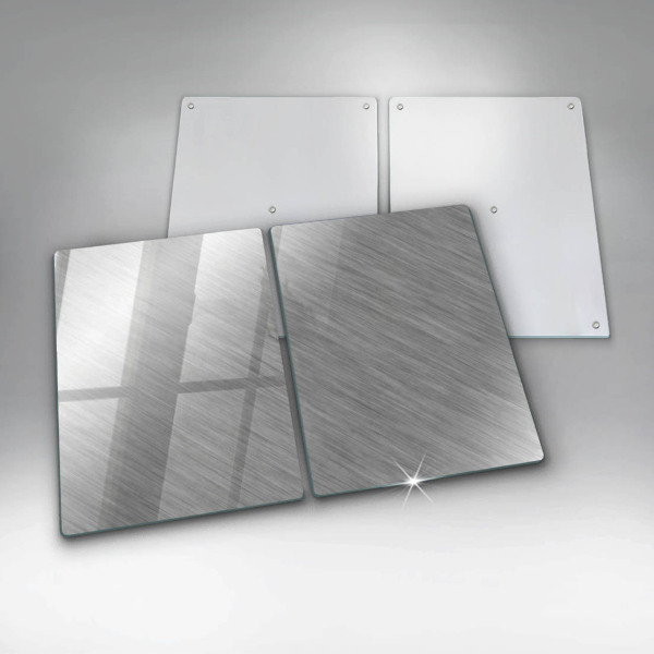 Protector pared cocina Fondo de textura metálica