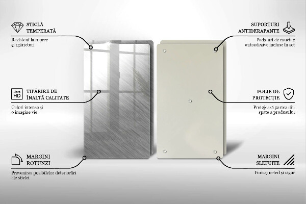 Protector pared cocina Fondo de textura metálica