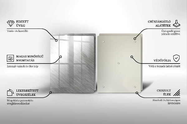 Protector pared cocina Fondo de textura metálica