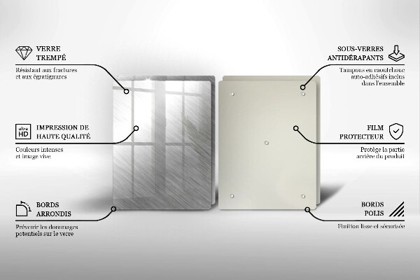 Protector pared cocina Fondo de textura metálica