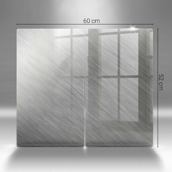 Protector pared cocina Fondo de textura metálica