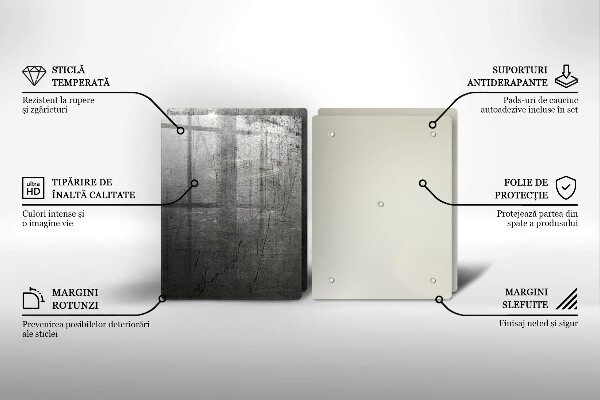 Protector pared cocina Textura metálica