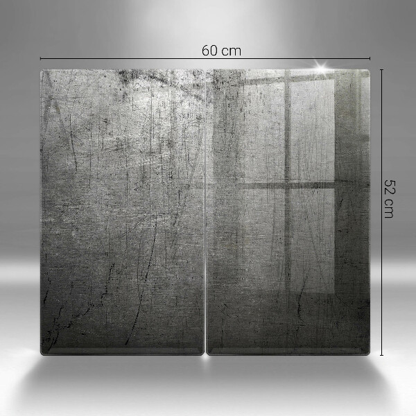 Protector pared cocina Textura metálica